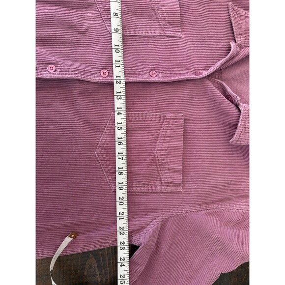 Vintage Corduroy Mauve Shacket Shirt Jacket - Picture 9 of 10